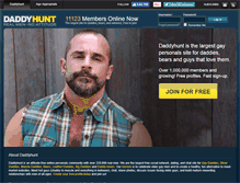 Tablet Screenshot of daddyhunt.com